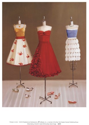 Framed Dressmaking Print