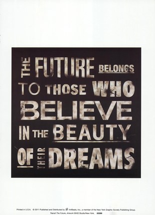 Framed Transit The Future Print