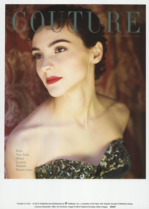 Framed Couture December 1962 Print