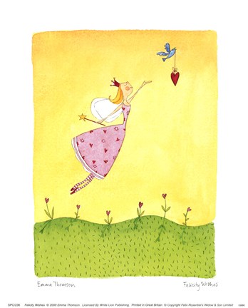 Framed Felicity Wishes II Print