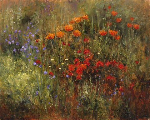 Framed Summer Garden Print