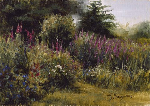 Framed Abandoned Gardens Print
