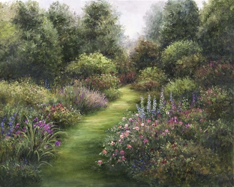Framed Secluded Garden Print