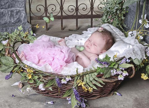 Framed Sleeping Baby Print