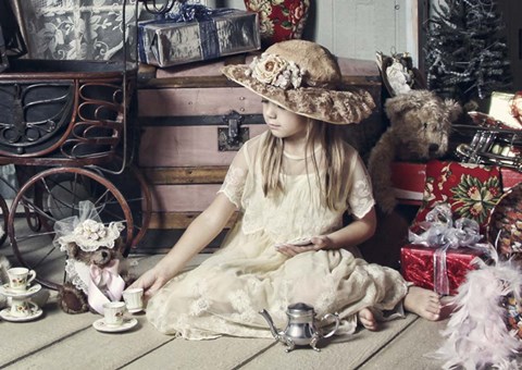 Framed Sharing Tea Print