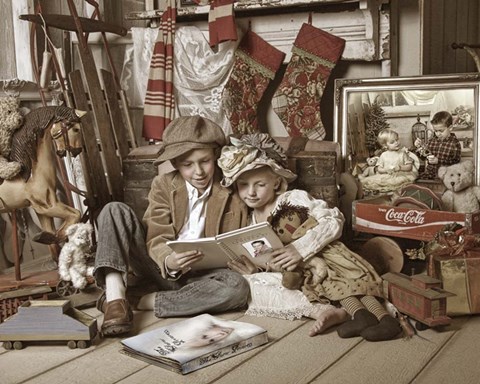 Framed Grandma's Attic 3 Print