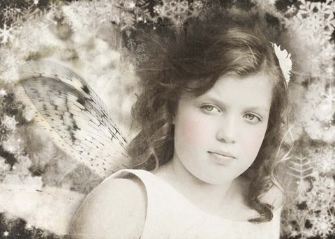 Framed Winter Fairy Print
