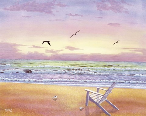 Framed Beach Colors Print