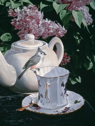 Framed Tufted Titmouse Print