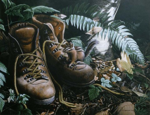 Framed Camp Visitor Print