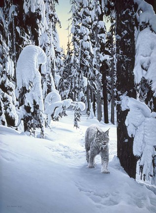 Framed Silent Steps Print