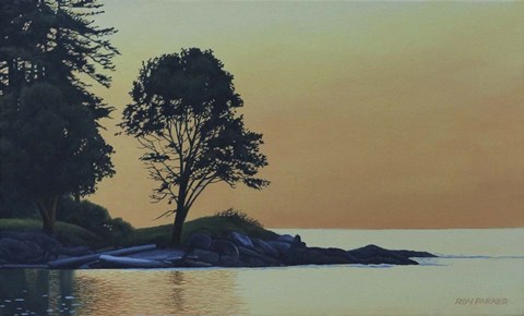 Framed Amber Morning Print