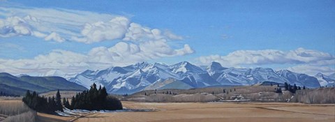 Framed Autumn Foothills Print