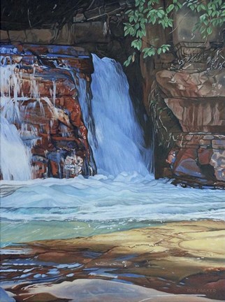 Framed Marysville Falls Print