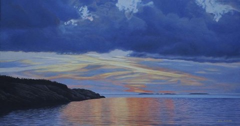 Framed Uplands Dawn Print