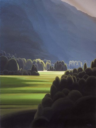 Framed St. Mart's Valley Print