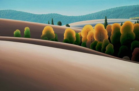 Framed Autumn Aspen Print