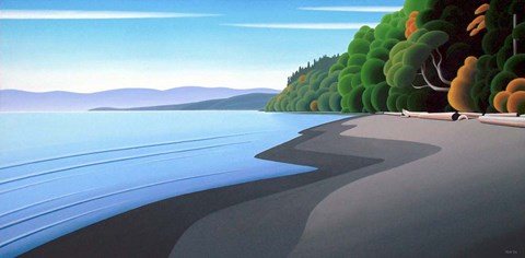 Framed Autumn Coast Print