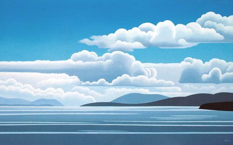 Framed Blue Day Print