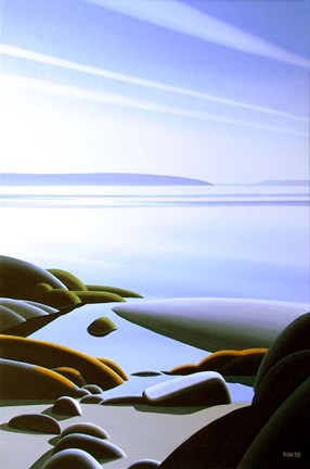 Framed Coastal Pool Print