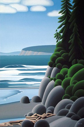 Framed Driftwood Print