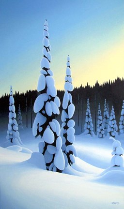 Framed Just Before Dawn Print