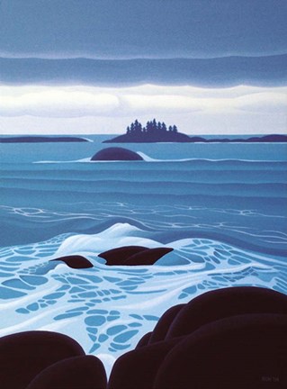 Framed Lowering Sky Print