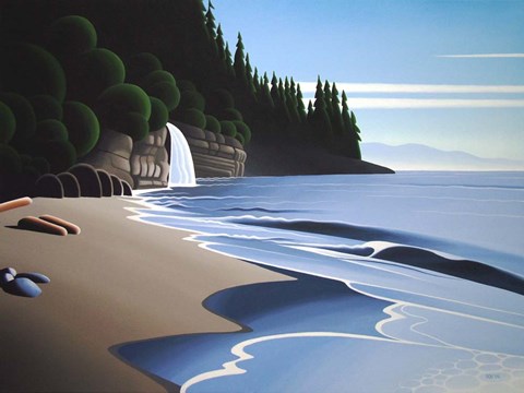 Framed Mystic Falls Print