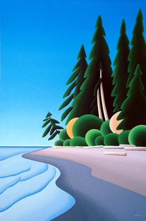 Framed Summer Shore Print