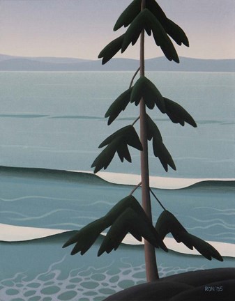 Framed Above The Surf Print