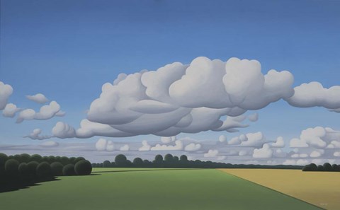 Framed Summer Fields Print