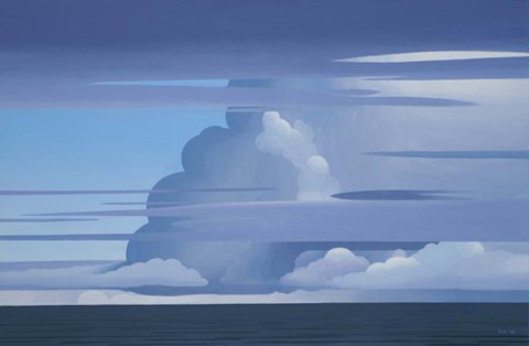 Framed Spring Clouds Print