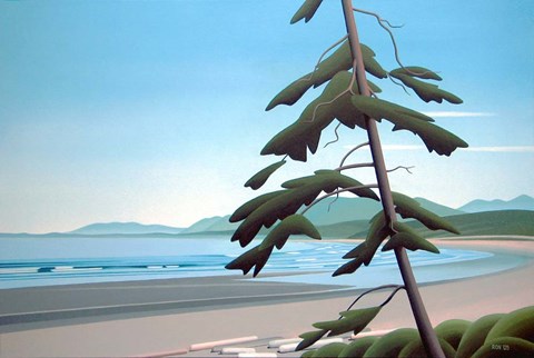 Framed Long Beach Print