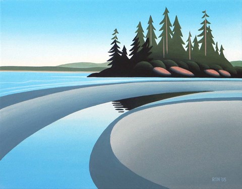 Framed Low Tide Pool Print