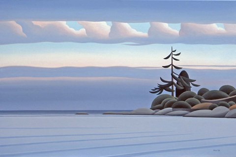 Framed Gonzales Evening Print