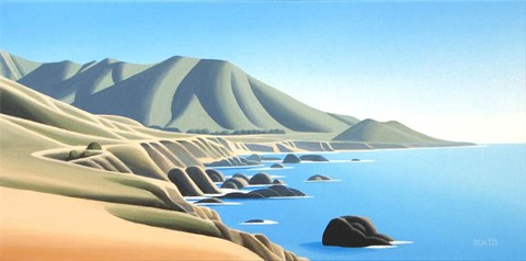 Framed California Coast Print