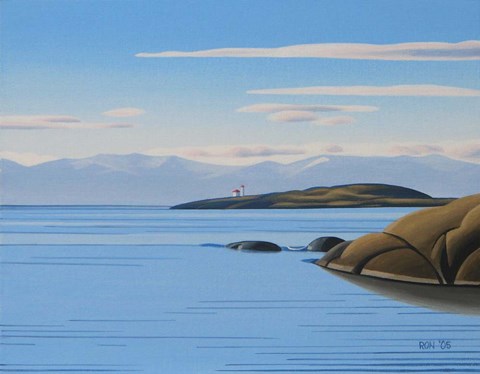 Framed Trial Islands Print