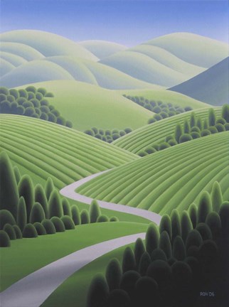 Framed Wine Country 2 Print