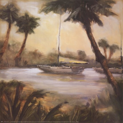 Framed Palm Cove One Print