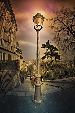 Framed Reverbere Print