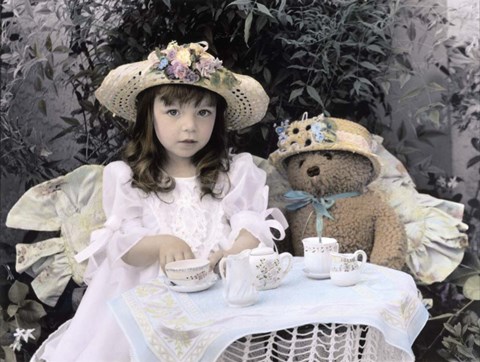 Framed Tea For Two Print