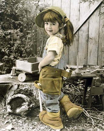 Framed Daddy&#39;s Shoes 1 Print