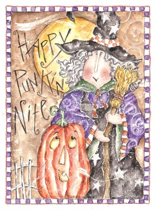 Framed Happy Punkin Print