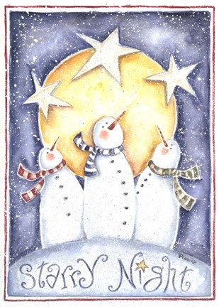 Framed Starry Night Print