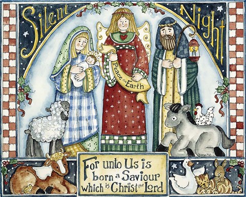 Framed Silent Night Print