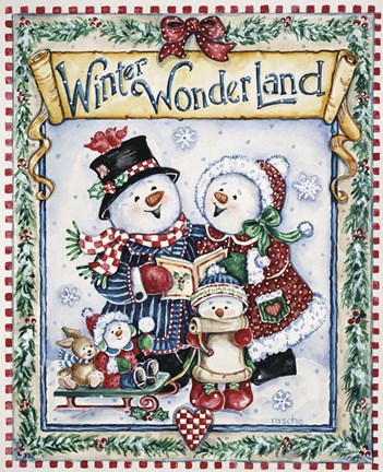 Framed Winter Wonderland Print
