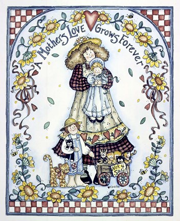 Framed Mothers Love Grows Forever Print