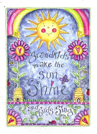 Framed Grandkids Print