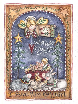 Framed What Shall I Give Him Print