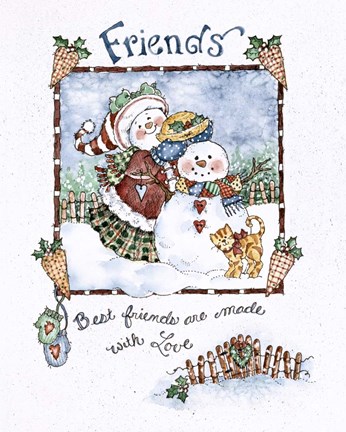 Framed Friends Print